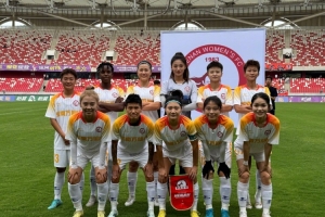 女超聯(lián)賽第10輪，河南萬仙山女足0:3山東體彩女足