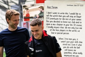 藥廠青訓主管告別維爾茨：祝你在紅軍順利，你定能開辟自己的道路