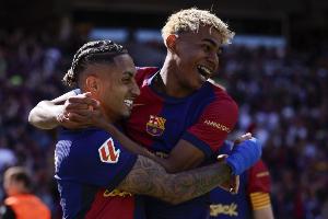 世體：若巴薩簽?zāi)峥菩枰脑爝M(jìn)攻體系，拉菲尼亞位置可能變動(dòng)