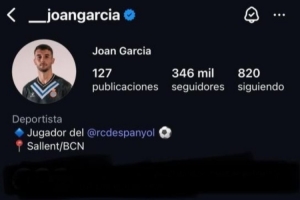 ??世體：加西亞加盟巴薩引社媒關(guān)注，Ins賬號(hào)粉絲數(shù)飆升至100萬