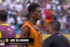 1粒進球2次關鍵傳球！貝林厄姆當選皇馬3-1帕丘卡全場最佳球員