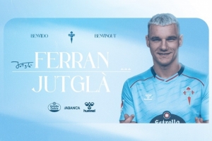 官方：塞爾塔和前巴薩前鋒尤特格拉簽約四年，據(jù)悉轉(zhuǎn)會費700萬歐