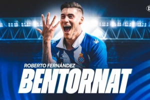 19場6球！官方：西班牙人簽下22歲布拉加前鋒羅伯托-費爾南德斯