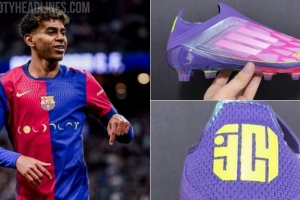 阿迪F50亞馬爾簽名版球鞋諜照：粉紫色配色，精英版售價260美元