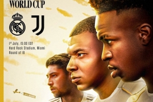 姆總會首發(fā)嗎？皇馬官推曬海報預(yù)熱戰(zhàn)尤文，姆巴佩出鏡