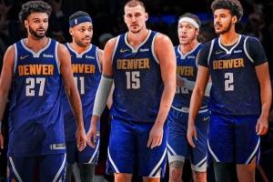 掘金新五人組：約基奇、穆雷、戈登、布魯斯-布朗、卡梅隆-約翰遜