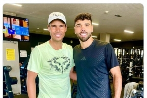 納達(dá)爾：感謝拉亞的來訪，祝他與槍手以及西班牙國家隊取得好成績