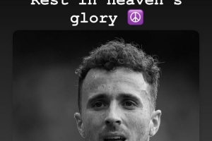 杰克遜發(fā)文悼念若塔：望你于天堂安息