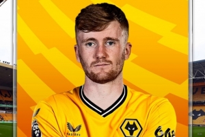 官方：狼隊(duì)23歲中前衛(wèi)湯米-多伊爾外租伯明翰城1個(gè)賽季