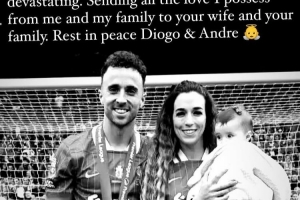 麥迪遜悼念若塔：向你的妻子和家人獻(xiàn)上我所能給予的所有關(guān)愛