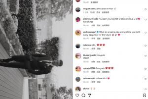 悲?。∪羲蛉兆詈笠粭l社媒為紀(jì)念婚禮，上月剛與妻子舉行婚禮