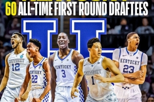 培養(yǎng)首輪秀最多的大學：肯塔基60個高居第一 杜克&北卡緊隨其后