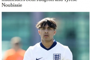 TA：曼聯(lián)追求富勒姆&曼城16歲天才中場里吉昂&努比西