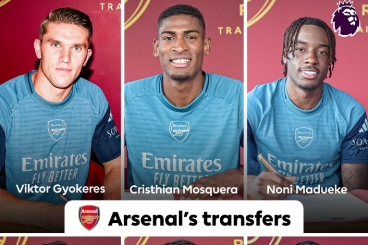 軍備競(jìng)賽??阿森納今夏2.2億歐簽6將&還有意埃澤，支出要破3億？