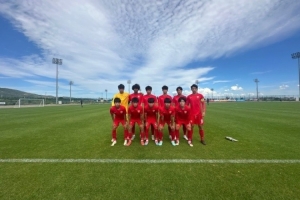 中青賽排位賽第二輪，上海海港U19隊(duì)2-1戰(zhàn)勝?gòu)V州豹U19隊(duì)