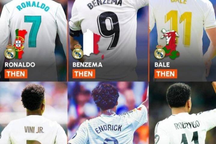 10年前是BBC！皇馬新賽季7&9&11號(hào)：維尼修斯&恩德里克&羅德里戈