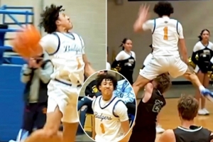 ??加州大學(xué)178cm球員彈跳驚人 實戰(zhàn)大風(fēng)車+單臂360度燃爆全場！