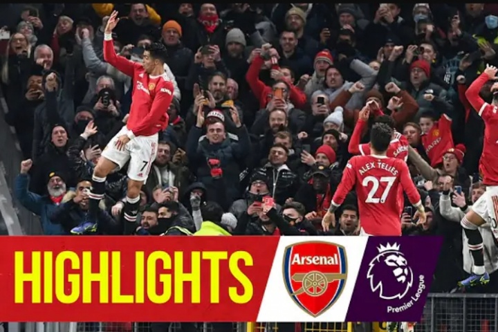 激情對(duì)決！21年英超，C羅雙響建功，曼聯(lián)主場(chǎng)3-2力克阿森納