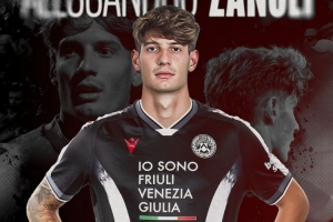 官方：24歲后衛(wèi)扎諾利正式加盟烏迪內(nèi)斯，方式為租借+強(qiáng)制買斷