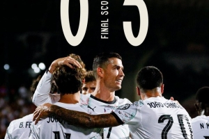 利雅得之夜！葡萄牙5粒進(jìn)球全部由利雅得俱樂部的球員包辦