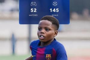 拉瑪西亞再出天才??巴薩11歲小將52場145球，已簽約萊萬經(jīng)紀人