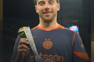 官方：卡洛斯-奧古斯托當選國米2-1薩索洛全場最佳