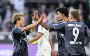 2100萬(wàn)超值！堂安律單場(chǎng)助攻雙響+7場(chǎng)4球4助，法鷹連入6球6-4門興