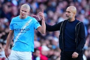 瓜帥：就進(jìn)球而言哈蘭德是梅羅凱恩萊萬水平，但梅羅保持了20年