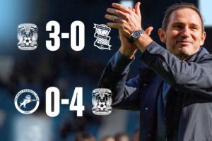 一路橫掃！47歲蘭帕德率隊(duì)9輪5勝4平狂轟27球 考文垂不敗登頂英冠