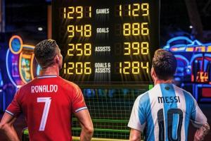 最偉大對決！433對比梅羅數(shù)據(jù)：C羅948球258助，梅西886球398助