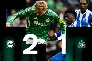 流年不利…紐卡8輪僅2勝掉至英超14，強(qiáng)援還在傷+死敵高居英超第7