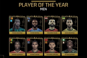 非足聯(lián)年度最佳球員候選：薩拉赫、阿什拉夫、奧斯梅恩在列