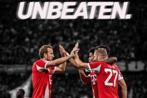 大結(jié)局？拜仁德甲8戰(zhàn)全勝轟30球5分領(lǐng)跑，第2第3僅1負均是輸拜仁