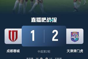 老對(duì)手！蓉城本賽季聯(lián)賽4負(fù)，分別是遭河南和天津津門虎雙殺
