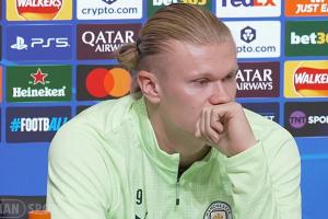 瓜帥稱你比肩梅羅？哈蘭德：不，我差遠(yuǎn)了，沒(méi)人能接近他倆