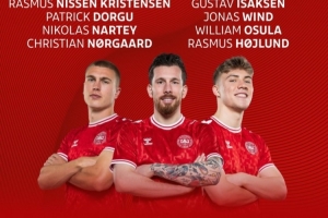 丹麥?zhǔn)李A(yù)賽名單：小舒梅切爾、埃里克森領(lǐng)銜，霍伊倫、多爾古在列