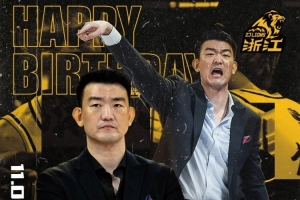 冠軍教頭！祝廣廈男籃主教練王博43歲生日快樂！????