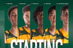 來看來看~11點(diǎn)舊金山大學(xué)迎賽季首戰(zhàn)：中國(guó)球員王俊杰首發(fā)