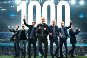 ??已是傳奇！瓜迪奧拉今日迎執(zhí)教生涯1000場(chǎng)，前999場(chǎng)715勝39冠