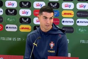 領(lǐng)到國家隊(duì)首紅！C羅賽前：希望別噓我太多 我發(fā)誓會(huì)努力做乖孩子