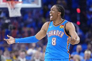 雷霆VS太陽首發(fā)：杰倫威賽季首秀 搭檔SGA、切特、多特、卡森