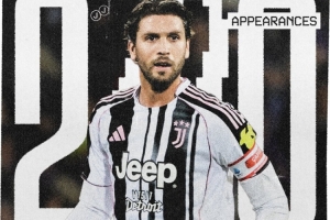 6球15助攻！尤文官方：27歲洛卡特利解鎖斑馬生涯200場(chǎng)里程碑！