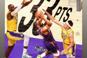 照片有深意啊！狄龍賽后追著殺：轉(zhuǎn)發(fā)詹姆斯當(dāng)自己背景板的照片