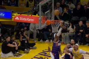 你拒絕我我也拒絕你！馬威高高躍起血帽扇飛詹姆斯上籃