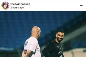 埃及主帥社媒發(fā)與薩拉赫合照并配文：永遠(yuǎn)是決心與力量的象征