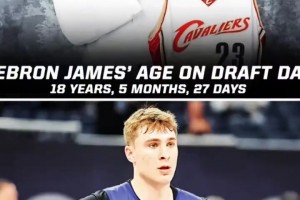 僅比詹姆斯大8天！弗拉格18歲186天當(dāng)選狀元 歷史第二年輕
