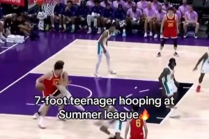 有眼光！美國球迷博主發(fā)視頻稱：開拓者選中了中國版的約基奇！