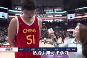 小伙子真性情！楊瀚森曾接受孟超采訪：打得真JB爛??????