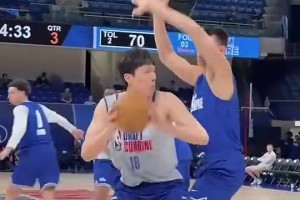 如今后者落選簽約熱火！楊瀚森此前打爆了24歲大五中鋒戈爾金！