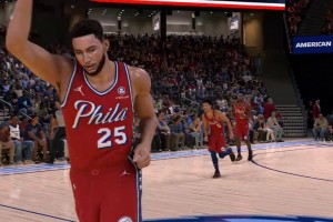 符合休賽期實力！當(dāng)我不小心把西蒙斯的三分調(diào)到99+??